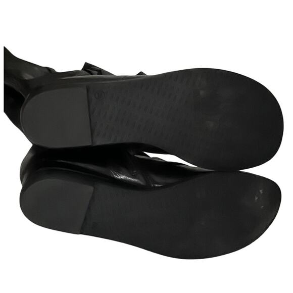 Miz Mooz 9.5 Wide Calf Boots Tall 9.5 Wedge Low Heel Boots Victorian Mid Calf - Picture 8 of 16